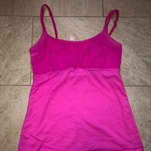 Lululemon hot pink tank